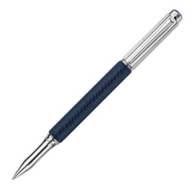 Caran d'Ache Varius Trophy Limited Edition Rollerball Pen - Night Blue Leather