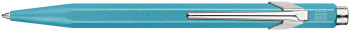 Caran d'Ache 849 ColorMat-X Ballpoint Pen - Turquoise (Slimpack)