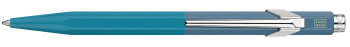 Caran D'Ache 849 Paul Smith Ballpoint Pen - Cyan & Steel