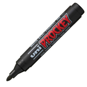 Uni-Ball PM-122 Prockey Marker Pen - Black