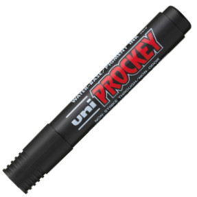 Uni-Ball PM-122 Prockey Marker Pen - Black - Picture 1