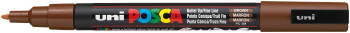 POSCA PC-3M Fine Bullet Tip Marker Pen - Brown