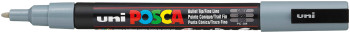 POSCA PC-3M Fine Bullet Tip Marker Pen - Grey