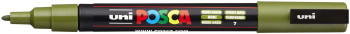 POSCA PC-3M Fine Bullet Tip Marker Pen - Khaki Green