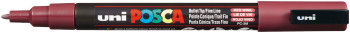 POSCA PC-3M Fine Bullet Tip Marker Pen - Red Wine