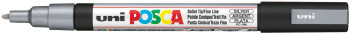 POSCA PC-3M Fine Bullet Tip Marker Pen - Silver