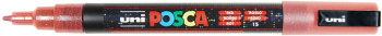 POSCA PC-3ML Fine Bullet Tip Marker Pen - Glitter Red