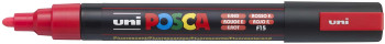 POSCA PC-5M Medium Bullet Tip Marker Pen - Fluorescent Red