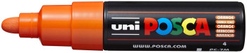 POSCA PC-7M Broad Bullet Tip Marker Pen - Orange