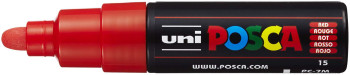POSCA PC-7M Broad Bullet Tip Marker Pen - Red