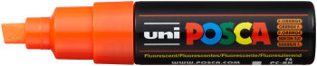 POSCA PC-8K Broad Chisel Tip Marker Pen - Fluorescent Orange