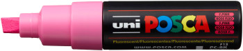 POSCA PC-8K Broad Chisel Tip Marker Pen - Fluorescent Pink