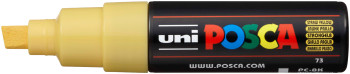 POSCA PC-8K Broad Chisel Tip Marker Pen - Straw Yellow