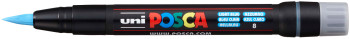 POSCA PCF-350 Brush Tip Marker Pen - Light Blue
