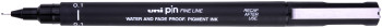 Uni-Ball Pin Drawing Pen - 0.10mm - Black