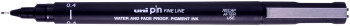 Uni-Ball Pin Drawing Pen - 0.40mm - Black