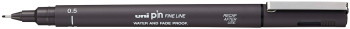 Uni-Ball Pin Drawing Pen - 0.50mm - Dark Grey