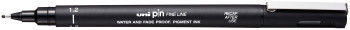 Uni-Ball Pin Drawing Pen - 1.20mm - Black