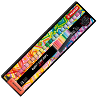 STABILO BOSS ORIGINAL Highlighter - Deskset of 23 - Assorted Colours