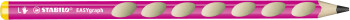 STABILO EASYgraph Handwriting Pencil- Left Handed - Pink - HB