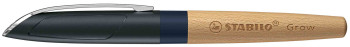 STABILO Grow Climate-Neutral Fountain Pen - Blueberry Blue/Beech Wood