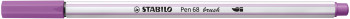 STABILO Pen 68 Fibre Tip Brush Pen  - Plum
