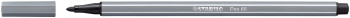 STABILO Pen 68 Fibre Tip Pen - Dark Grey
