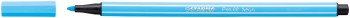 STABILO Pen 68 Fibre Tip Pen - Fluorescent Blue