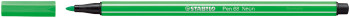 STABILO Pen 68 Fibre Tip Pen - Fluorescent Green