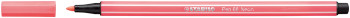 STABILO Pen 68 Fibre Tip Pen - Fluorescent Red