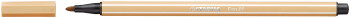 STABILO Pen 68 Fibre Tip Pen - Light Ochre