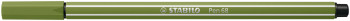 STABILO Pen 68 Fibre Tip Pen  - Moss Green