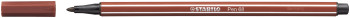 STABILO Pen 68 Fibre Tip Pen - Sienna