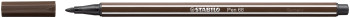 STABILO Pen 68 Fibre Tip Pen - Umber