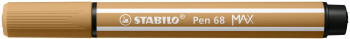 STABILO Pen 68 MAX Fibre Tip Pen - Dark Ochre