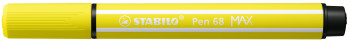 STABILO Pen 68 MAX Fibre Tip Pen - Lemon Yellow