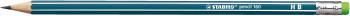 STABILO pencil 160 E/T Graphite Pencil  - Petrol - HB