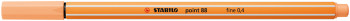 STABILO point 88 Fineliner - Light Orange