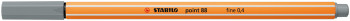 STABILO point 88 Fineliner - Medium Cold Grey