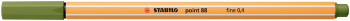 STABILO point 88 Fineliner - Moss Green