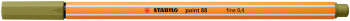 STABILO point 88 Fineliner - Mud Green