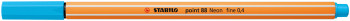 STABILO point 88 Fineliner - Neon Blue
