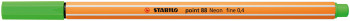 STABILO point 88 Fineliner - Neon Green