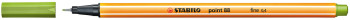 STABILO point 88 Fineliner Pen - Apple Green