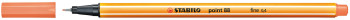STABILO point 88 Fineliner Pen - Apricot