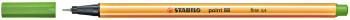 STABILO point 88 Fineliner Pen - Light Green