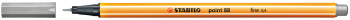 STABILO point 88 Fineliner Pen - Light Grey