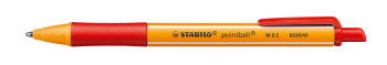 STABILO pointball Ballpoint Pen- Red