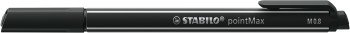 STABILO pointMax Nylon Tip Writing Pen- Black