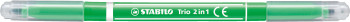 STABILO Trio 2 in 1 Fibre Tip Pen - Light Green